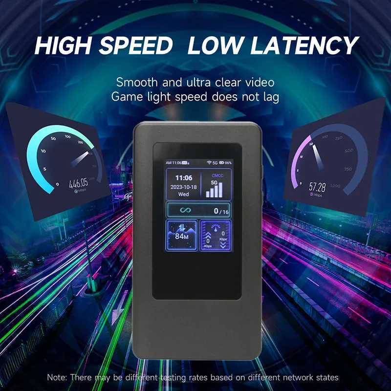 CHANEVE MiFi Mobile Modem Hotspot 5g Sim Card Wireless Router Dual Band Portable 5Ghz WiFi Device port Locked Frequency BandXJ250214