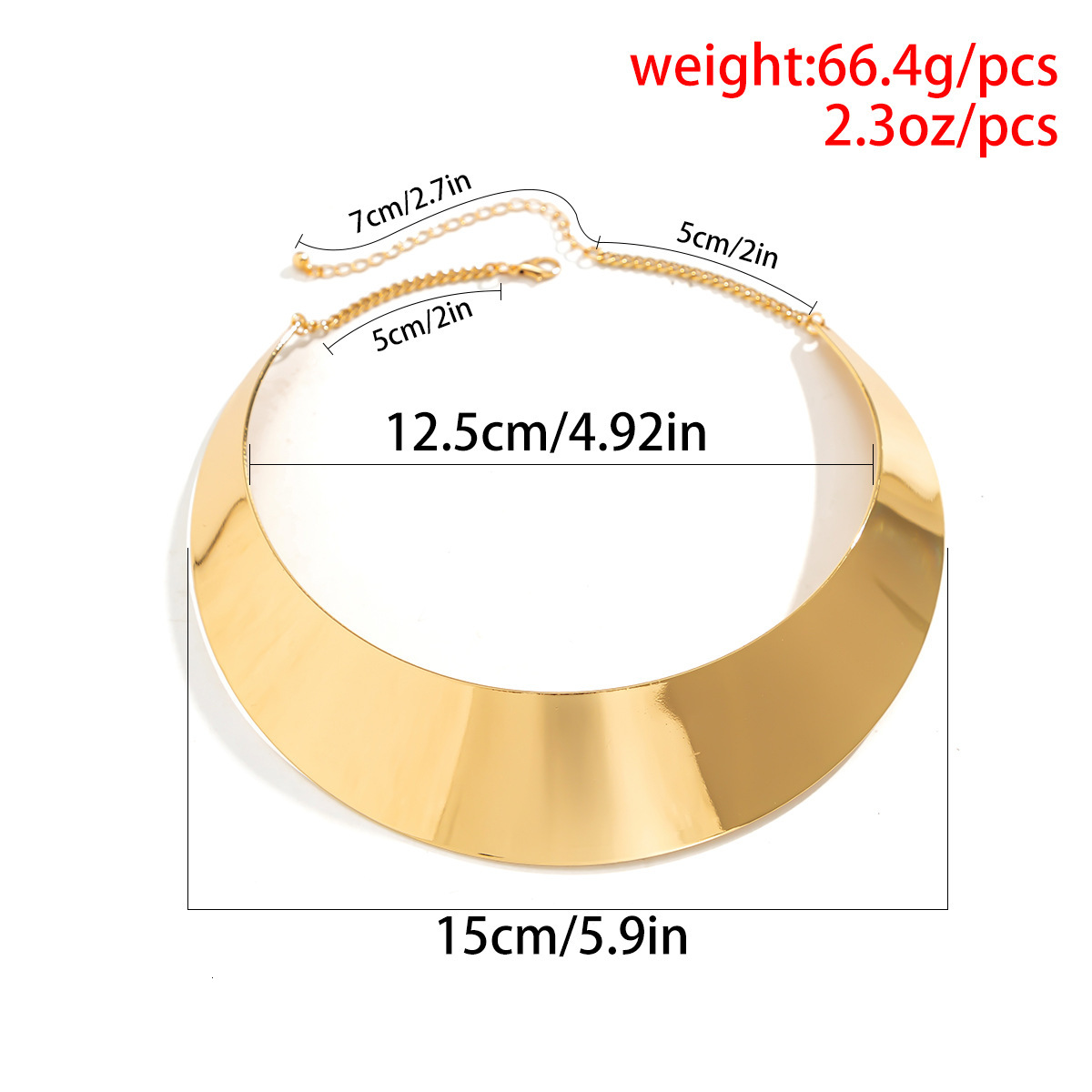 Woman fashion Jewelry hip-hop personality metal punk collar choker temperament cool style geometric necklace