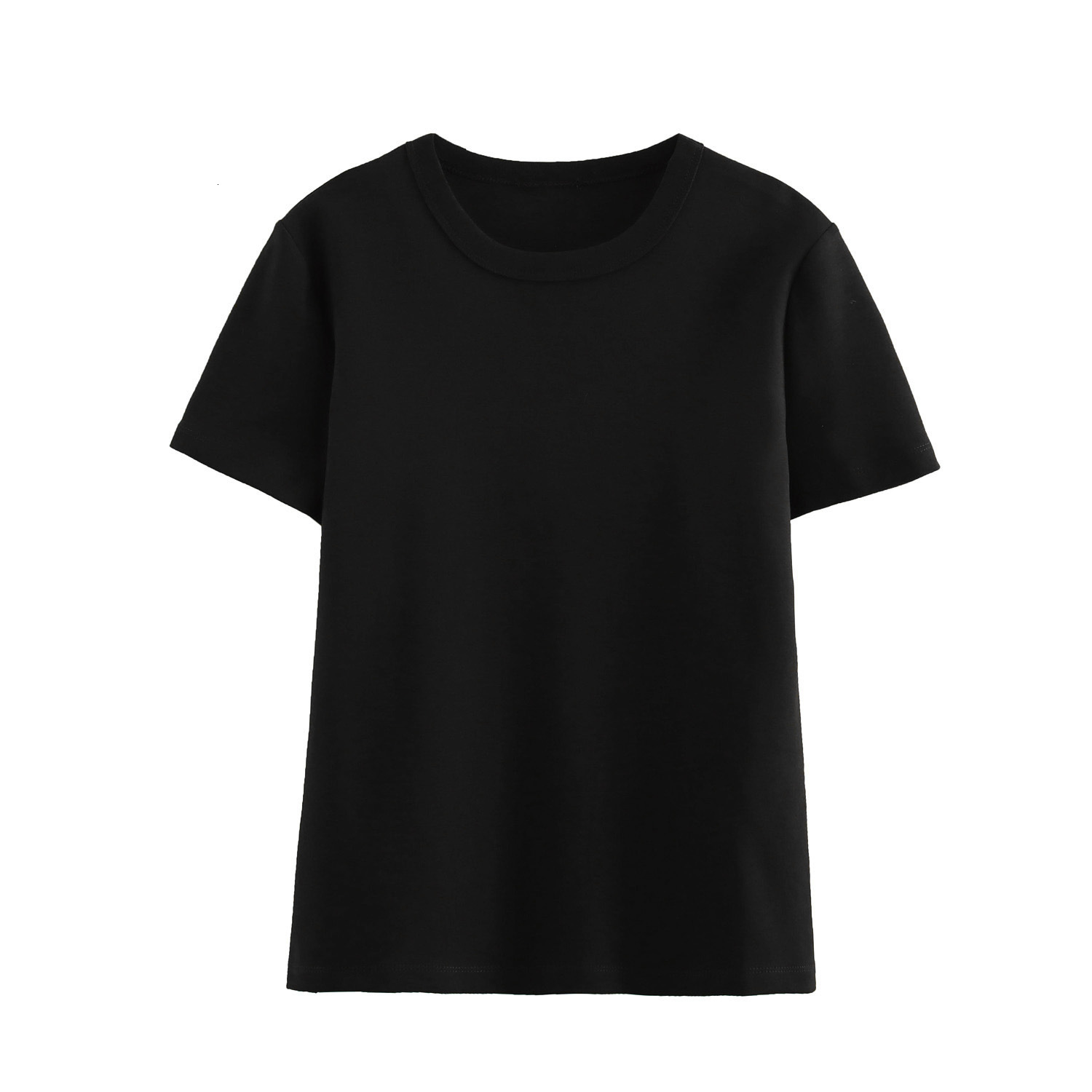 Designer Black And White T-shirt For Summer 2025 Short Sleeved Round Neck Slim Fit Women Top