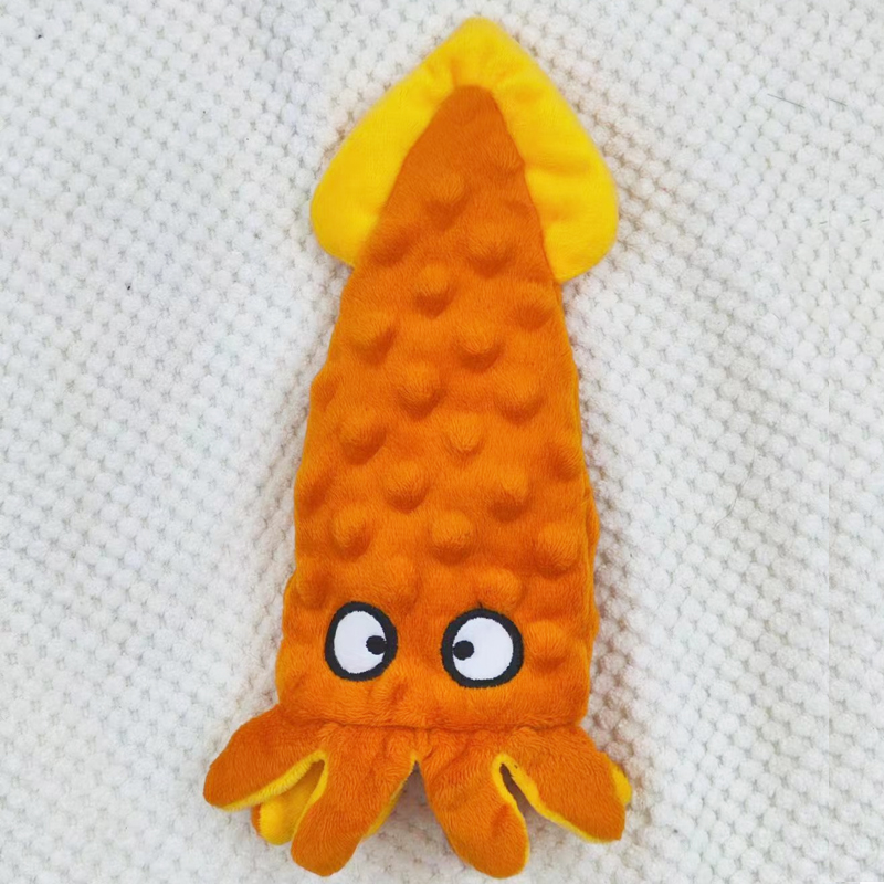 Plush Dog Toys for Small Large Dogs Teeth Cleaning Chew Toy Funny Octopus Shell Squeaky Interactive Pet Toys Supplies