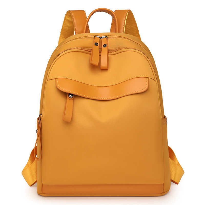 Leisure Backpack New Lightweight And Fashion Travel Color Contrast Backpack Large Capacity Womens Small Backpack Womens Bag