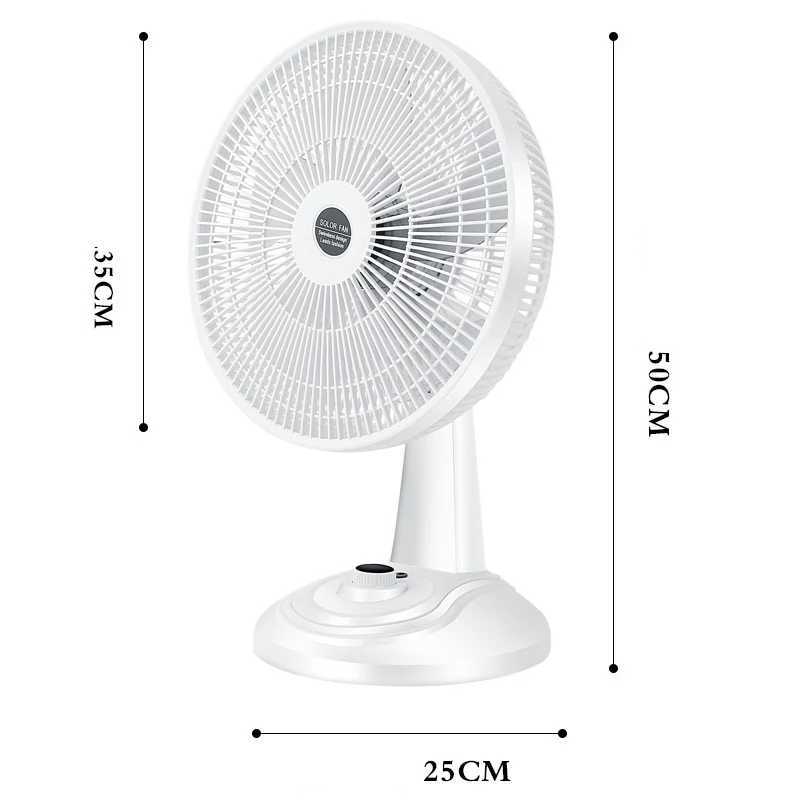 Fans Solar Energy Electric Fan AC/DC Rechargeable Table Fan Outdoor 10000mAH battery Home Office Cooling Air Fan Household Desk w250324