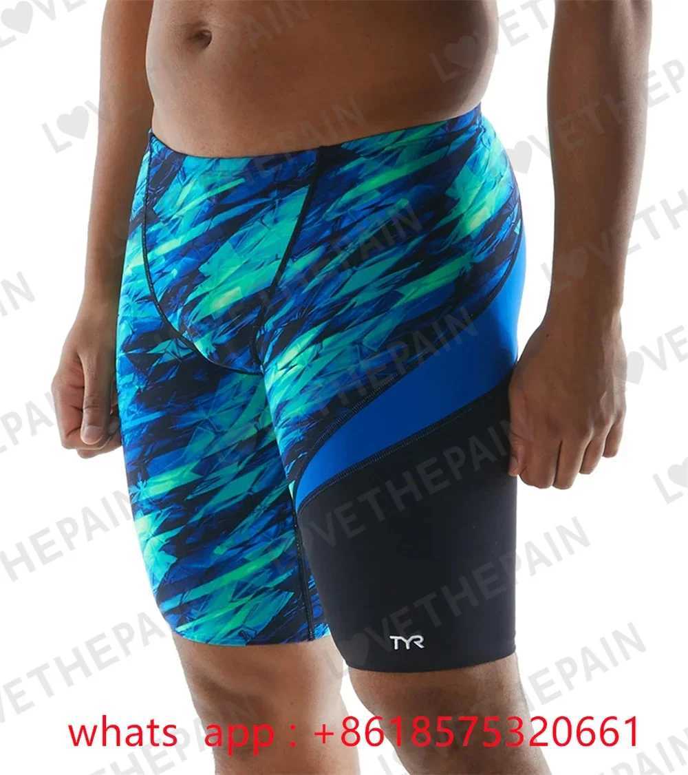 Tyr Mens Vitric Jammer Swimming Suit Summer Relay Swimming Fast drying UV Surfing Team Swimming Team Surfing Relay Beach Short Gym Jammer W250214