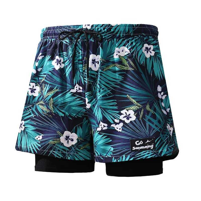 Colorful over Printed Surfing Board Shorts Cool Summer Good breathability Swim Trunks Men Vacation Beach Shorts Swimming W250214