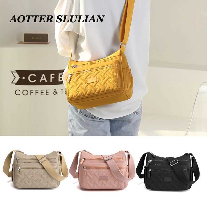 Casual Crossbody Shoder BagsHigh Quality Wen Party Oxford Big Capacity HandbagsVintage Travel Lg Zipper Bucket Totes Bag Z250214