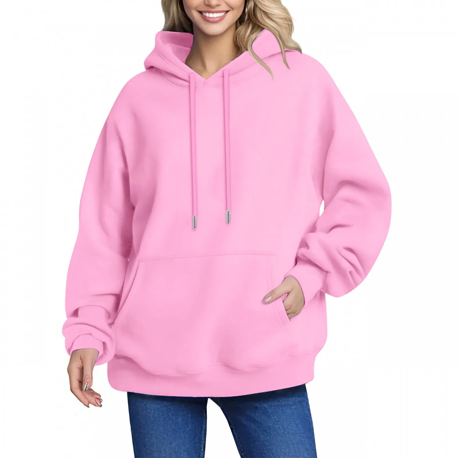 Plain Fleece Hoodies Unisex Wholesale Fashion Pullover Hoodies Womens hooded sweatshirt Women Blank Hooded Sweatshirt For Women 250213