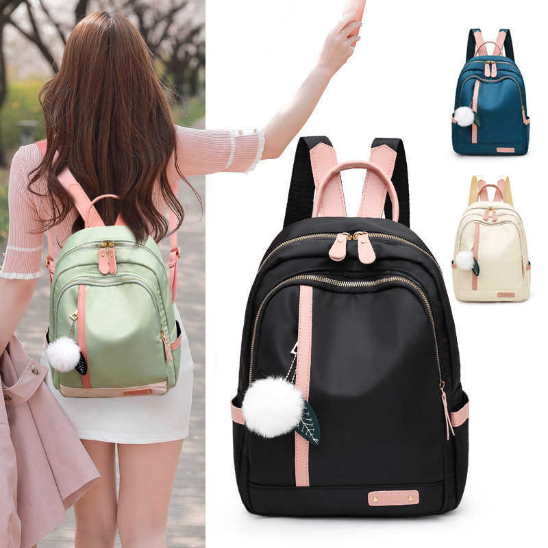 Oxford Cloth Backpack New Korean Version Outdoor Travel Backpack For Women Waterproof And Casual Womens Backpack