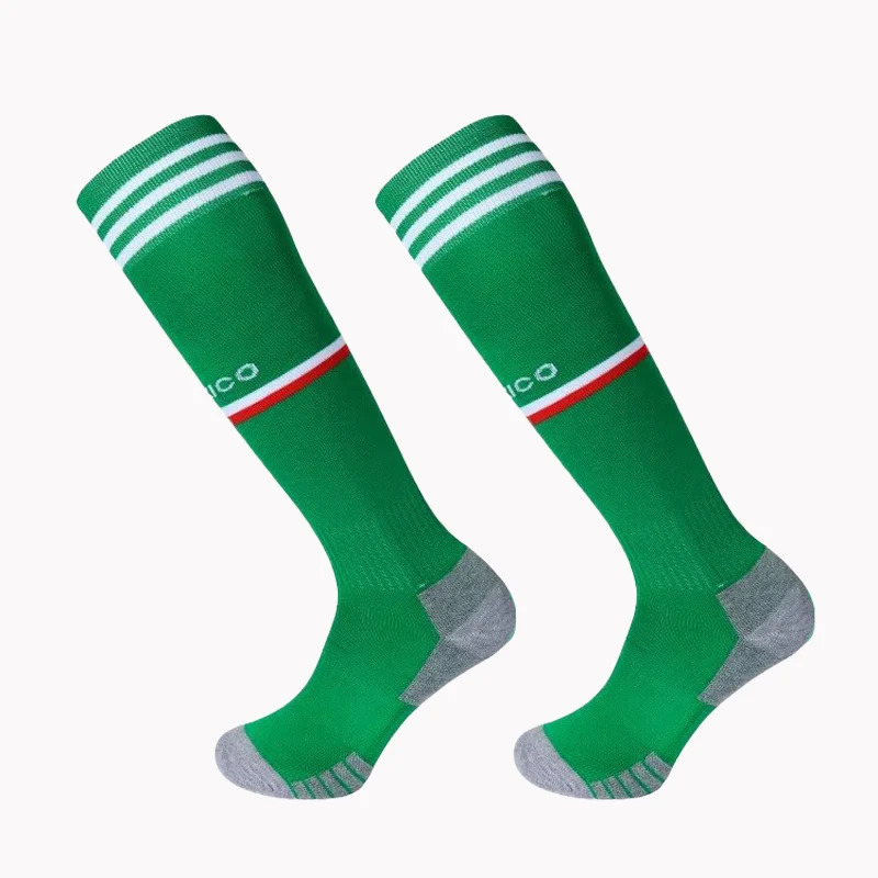 22/23 Seasons National Team Football Socks Adult Children Thickening Towel Bottom Non-Slip Soccer Training Match Sport Stocking 250214