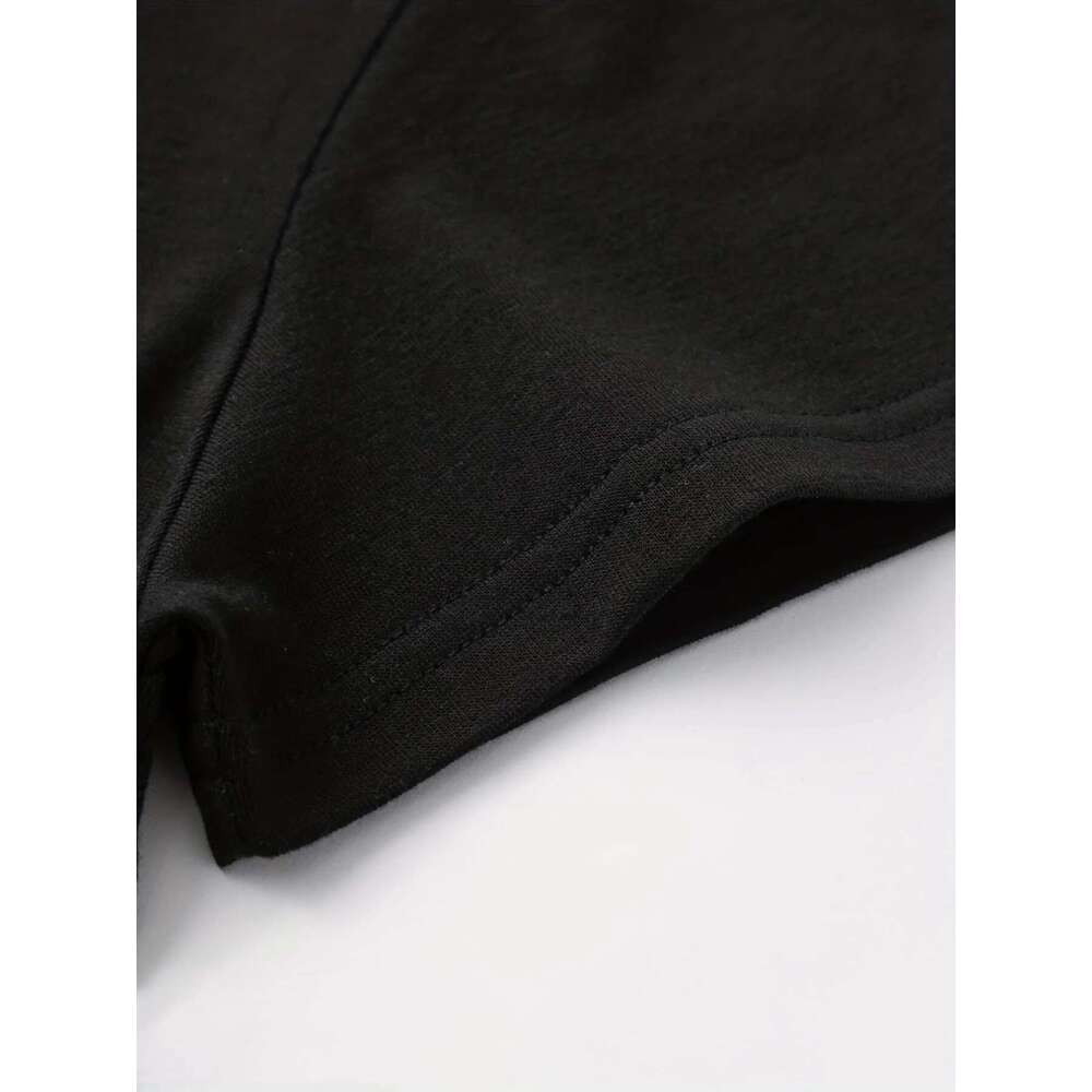 Size Casual T-Shirt, Women's Plus Letter & Heart Print Short Sleeve Round Neck Medium Stretch T-Shirt