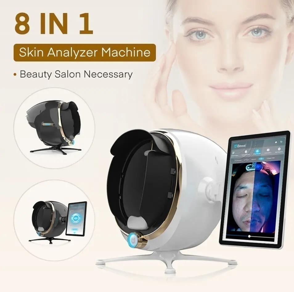 Skin Diagnosis System Source Factory specialty 28 million pixels 3d dermatoscope facial skin analysis machine for face scanner skin analyzer machine