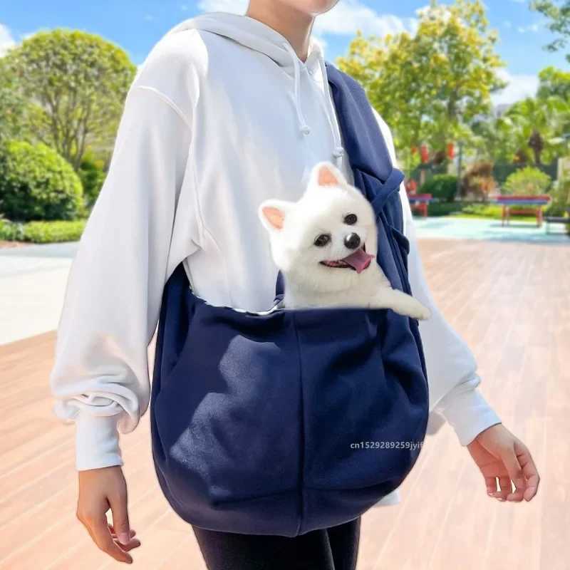 Others Dog Carrier Comfortable Dog Bag Pet Crossbody Shoulder Bag Portable Outdoor Travel Cat Puppy Sling Carrier Bag Pet Carrying Supplies H250213