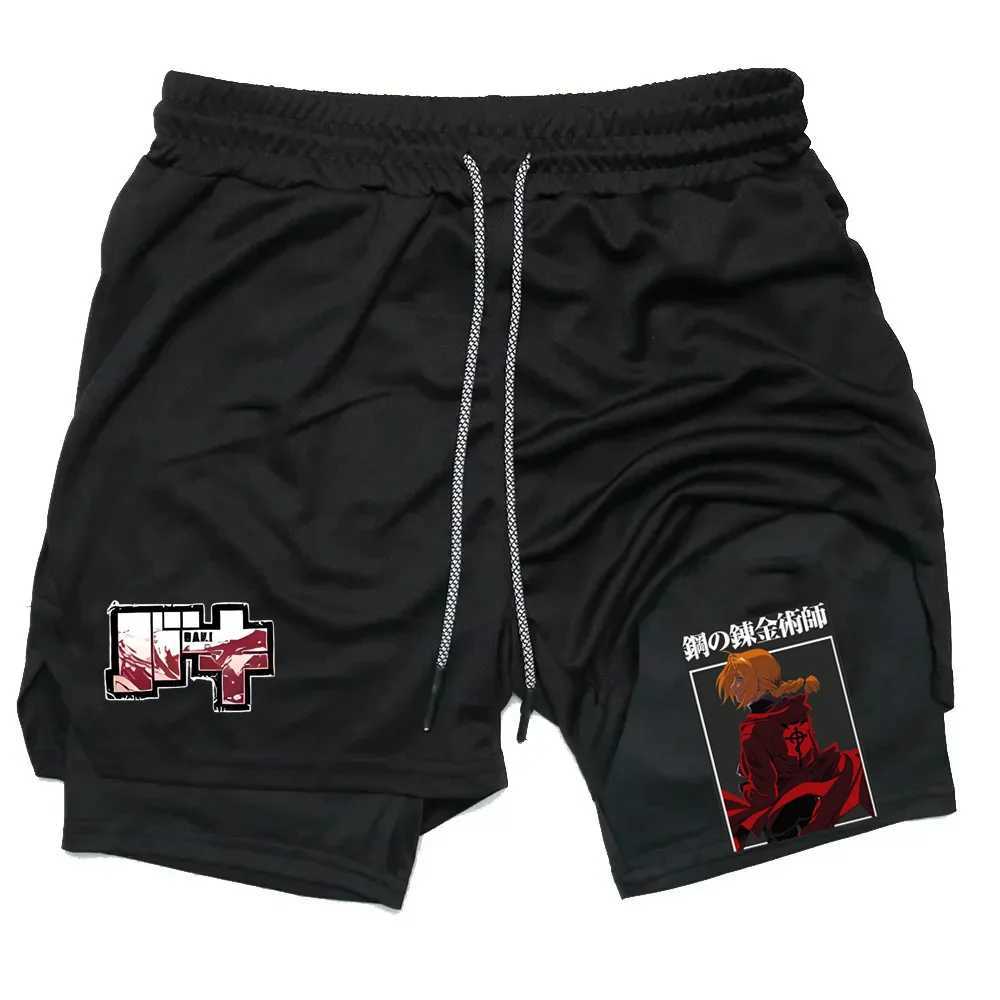 Fashion And Leisure Men And Women Summer Shorts Comfortable Anime Gym Pattern Printing Fitness Trend Running PantsXJ250213