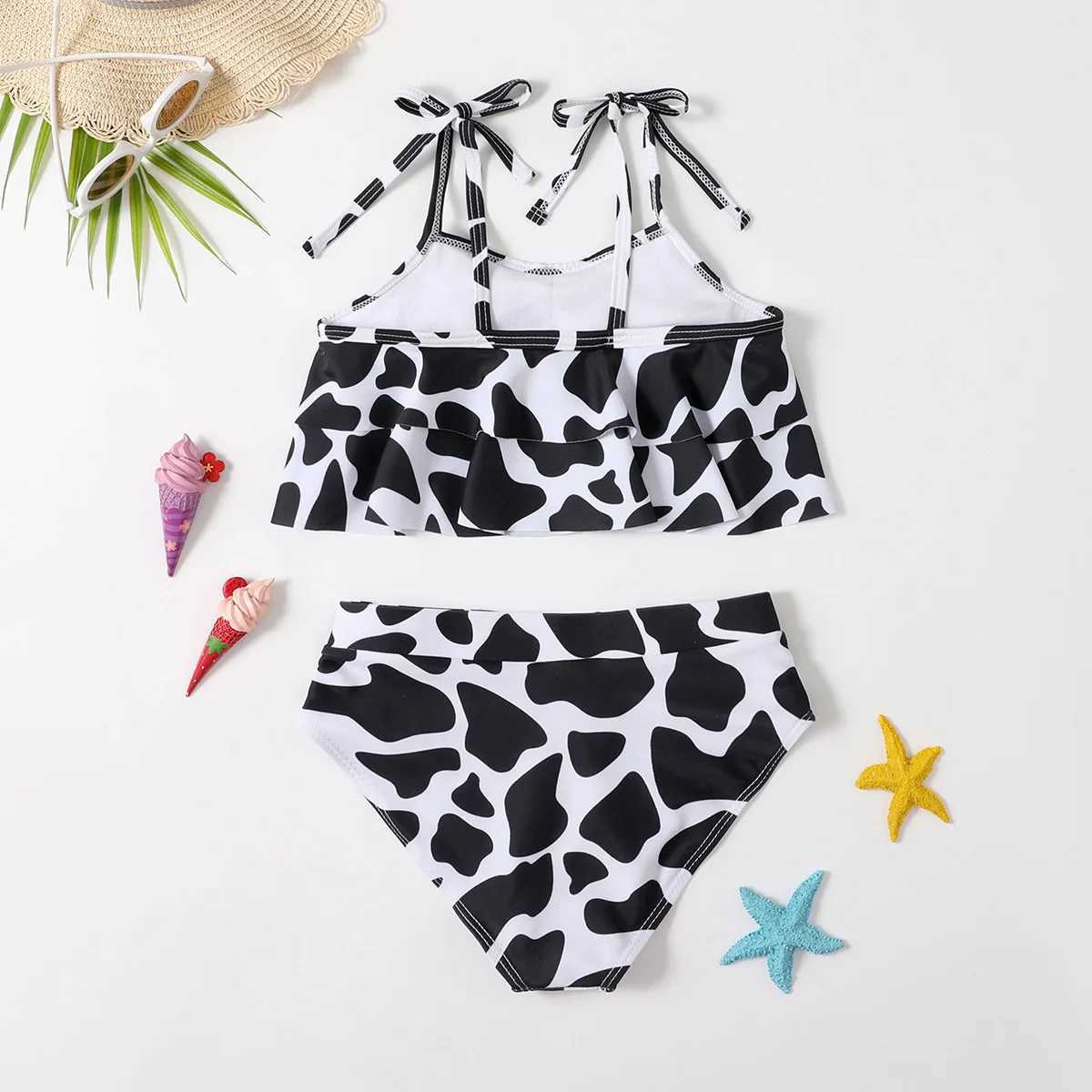 Girls Swimsuit Summer One Piece Bathing Suit Baby Swimwear Kids Girl Bikini Sets Childrens Swimming Clothes Beachwear Z250214