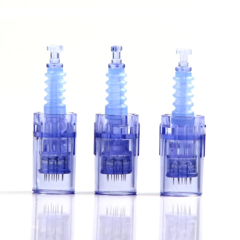 Bayonet Cartridge Needle for Original Dr Pen A6 Microneedle Pen 1pin 3pin 5pin 7pin 9pin 12pin 24pin 36pin 42pin Round 3D 5D Dermapen MTS Replacement 