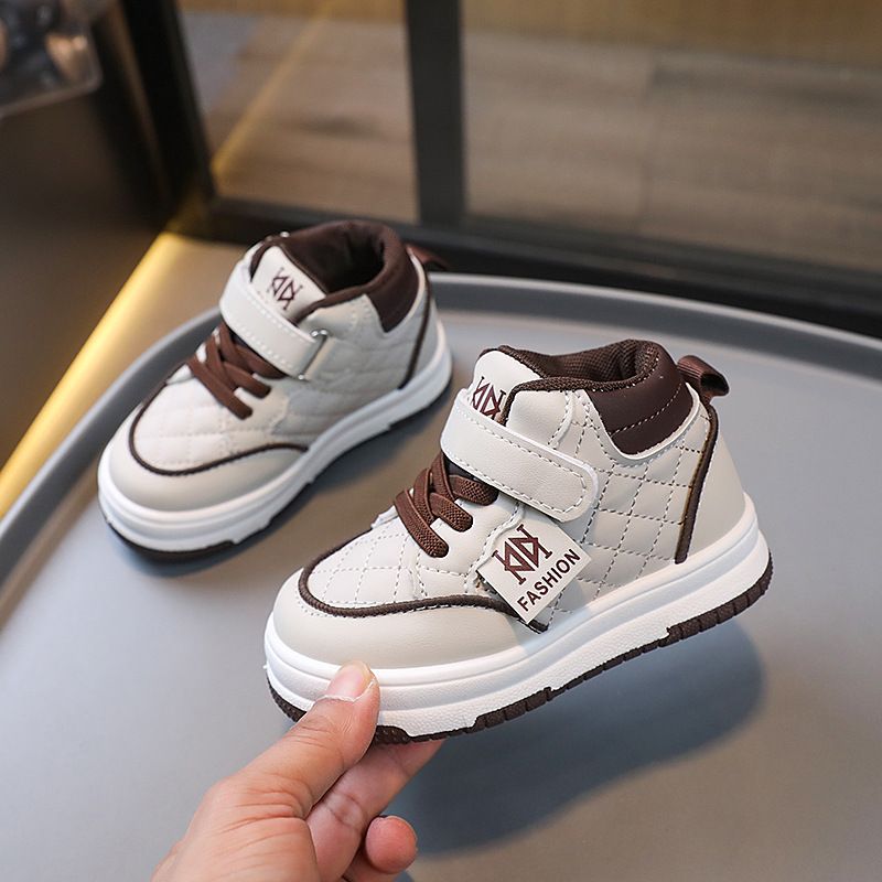 Toddler Shoes Boy Basketball Shoes Girl Sport Shoes Non-slip Footwears Autumn Student Shoes Cutefeet New Outdoor Shoes Sizes US5.5C-US1Y 000117