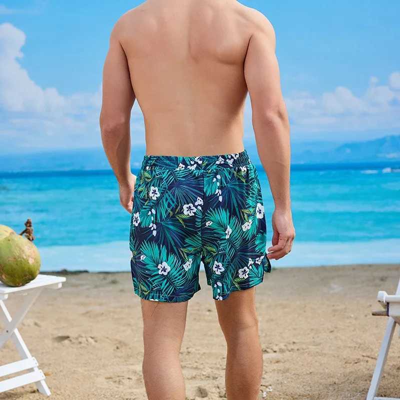 Colorful over Printed Surfing Board Shorts Cool Summer Good breathability Swim Trunks Men Vacation Beach Shorts Swimming W250214
