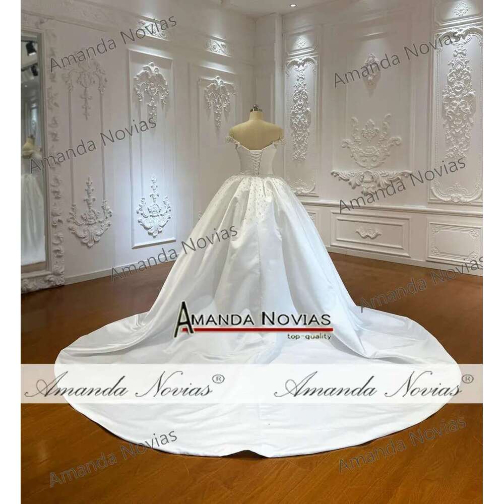 Custom Stylish Off Shoulder Mermaid Spot With Detachable Skirt Wedding Dress