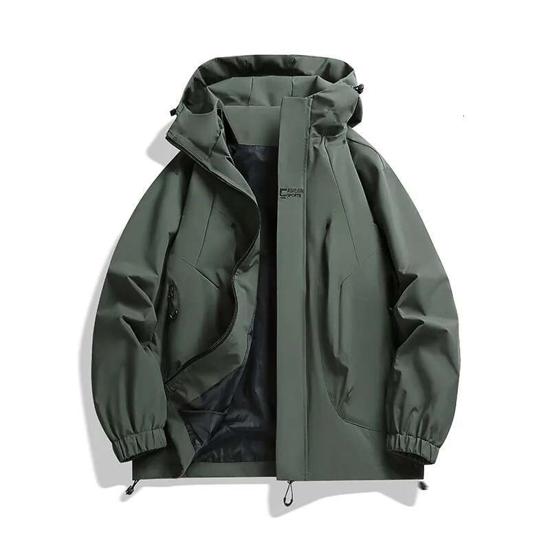 Fashion Casual Solid Color Comfortable Travel Rain and Wind Protection Outdoor Couple Climbing Storm Jacket