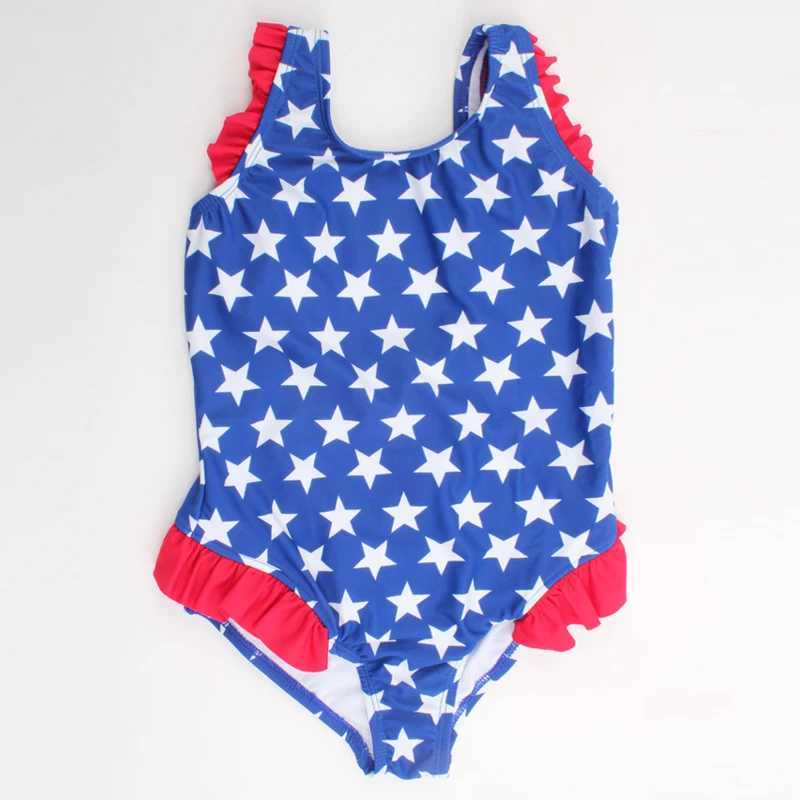 Toddler 1-6 Years Mini Ruffles Swimsuit Nylon Fabric Bathing Suits Cotton Lining Kids Girls Swimwear Infant Beachwear Z250214
