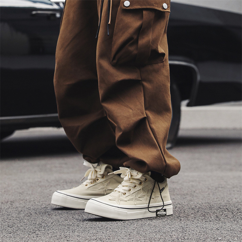 Men's Ins New Niche Design Couple Bread Shoes Outdoor American High Beauty Super Popular Sports Casual Board Shoes