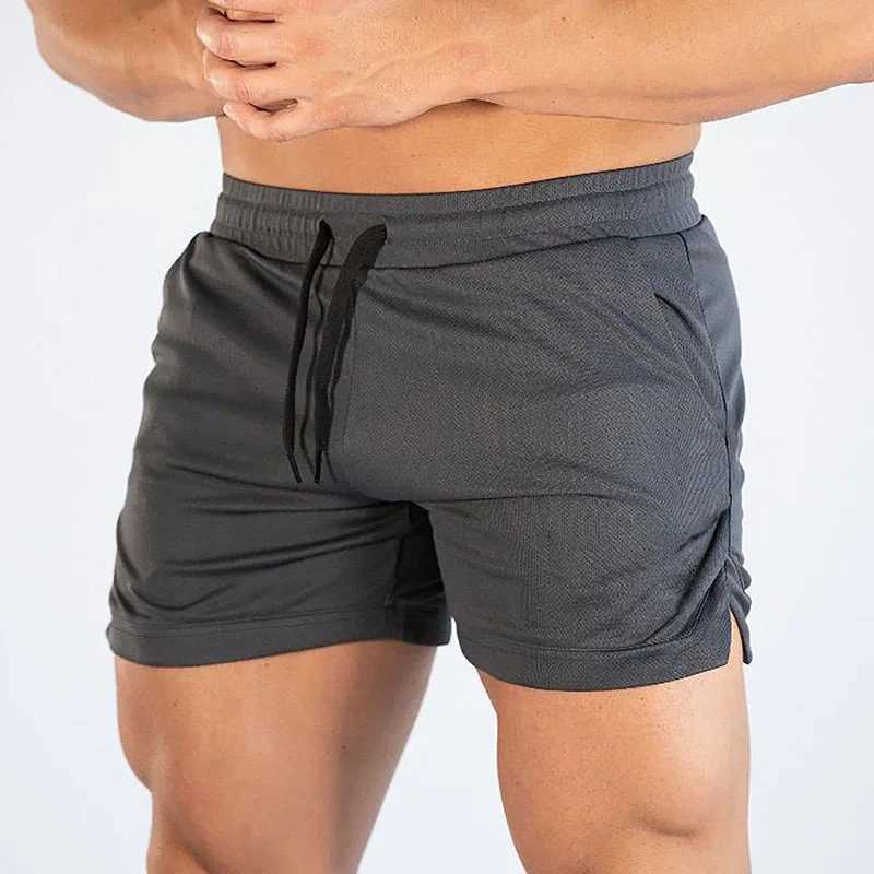 2024 NEW Fitness sports Shorts Man Summer Gyms Workout Male Breathable Mesh shorts Quick Dry Beach Short Pants men SportswearXJ250213