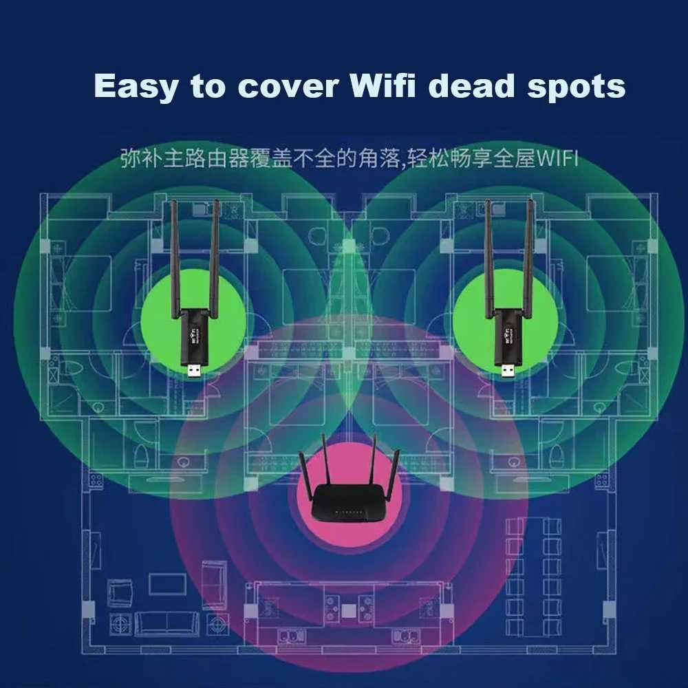 USB WiFi Repeater Wireless Extender Router WiFi Signal Amplifier Booster Long Range Wi-Fi Repeater Access PointXJ250214