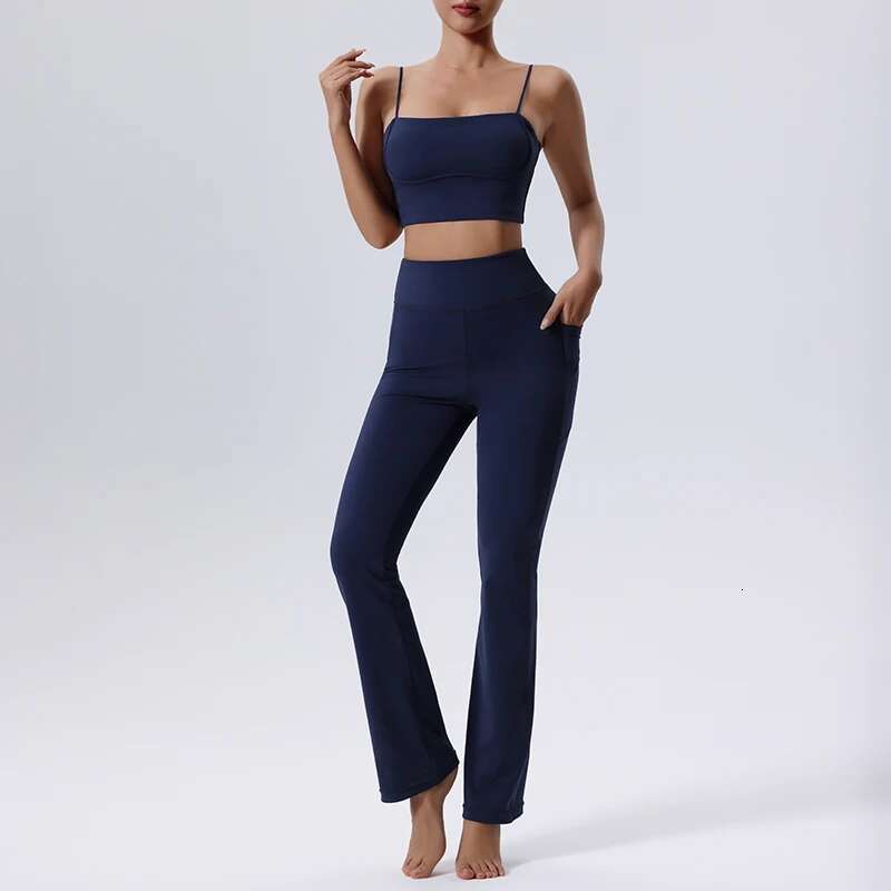 2Pcs Yoga Sports Activewear Quick-Drying Fiess Clothing Gym Set Tracksuit Running Workout Suit Women