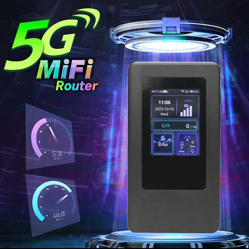 CHANEVE MiFi Mobile Modem Hotspot 5g Sim Card Wireless Router Dual Band Portable 5Ghz WiFi Device port Locked Frequency BandXJ250214