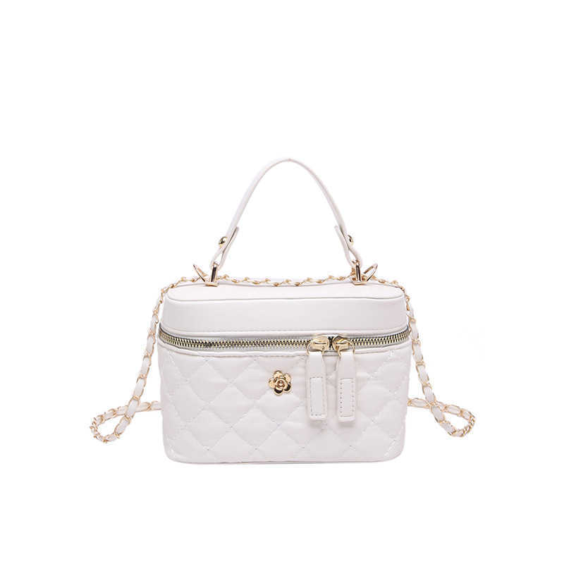 Designer Fashionable Xiaoxiang Feng Shui Bucket Bag for Women New Edition niche dia grid chain shoulder high-end mini crossbody bag