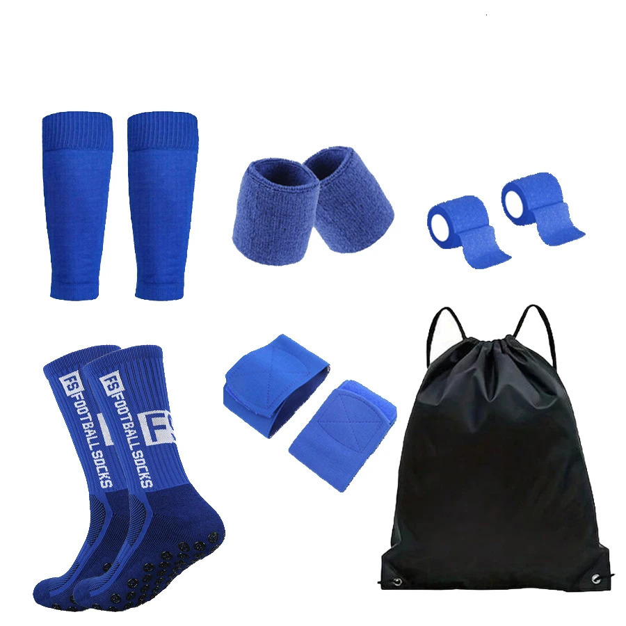 8-piece set of FS sports socks and protective accessories suitable for sports such as football and daily wear 250214