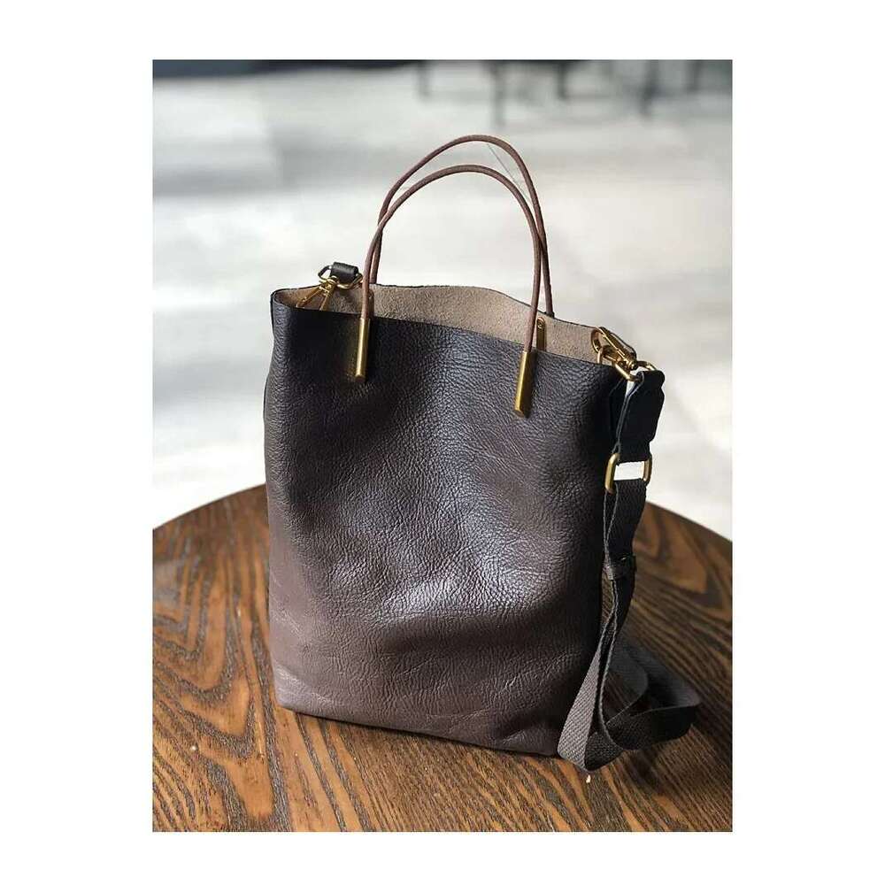 Genuine Leather Women New Retro Nature Soft Cowhide Handbag Versatile Composite Bag Shoulder Bags