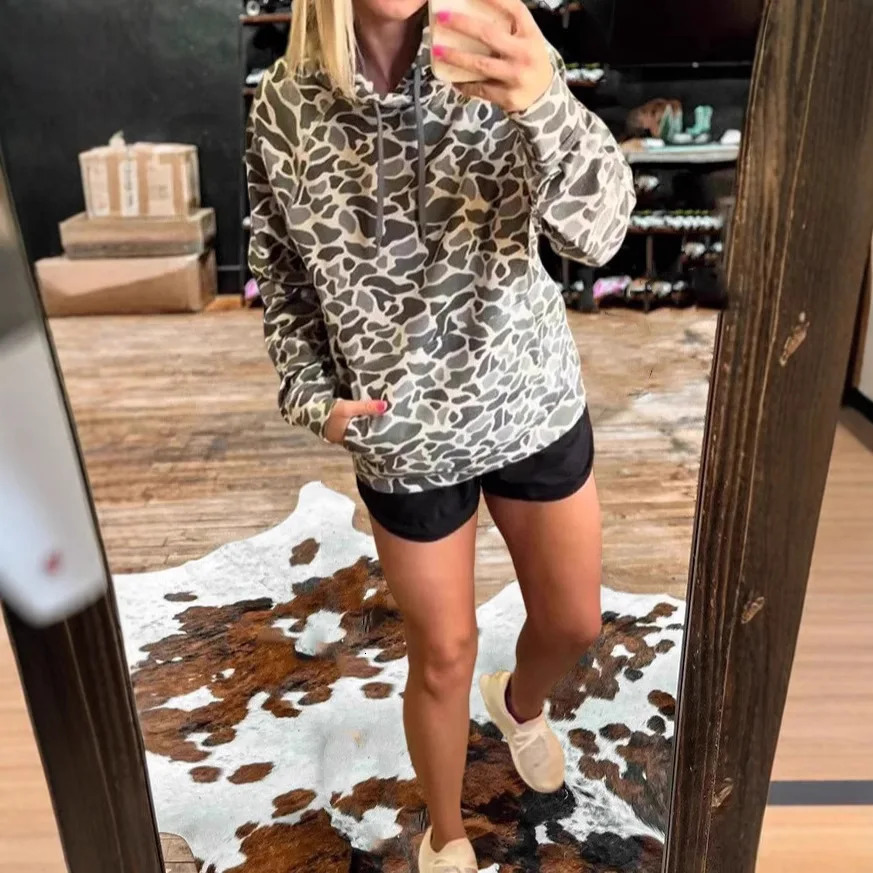 Streetwear Woman Hoodies Y2k Graphic Autumn Leopard Print Long Sleeved Top Womens Hoodie Moletom 250213