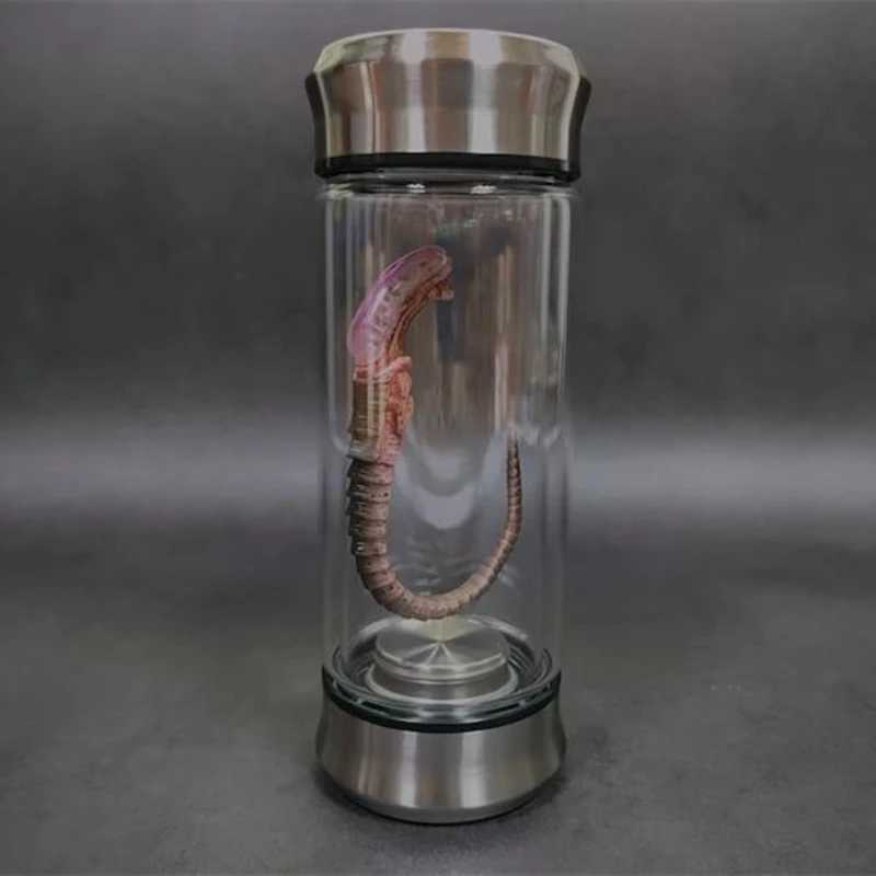 Alien Glow Jar Xenomorph Specimen Facehugger Embryo Glass Jar Movie Prop Replica Home Decor Desktop Crafts Sculpture DecorationXJ250214