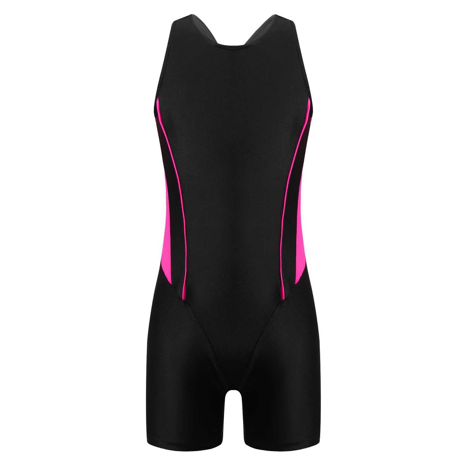 Open Back Print Baby Girl Swimsuit UV UPF50+ One Piece Kids Girls Swimwear for 6-16 Years Children Swimming Suit Beachwear Z250214