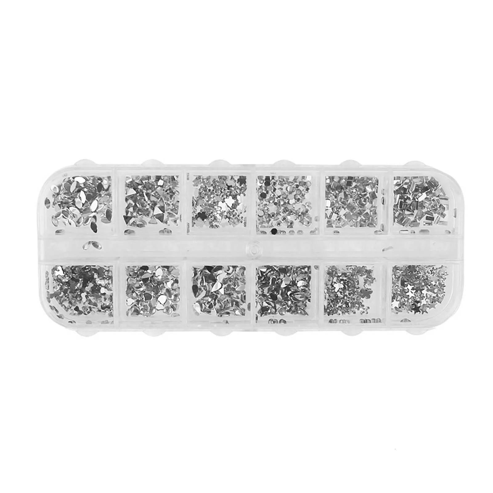 Nail Art Crystal Rhinestone Resin Pentagram Butterfly 3D Decorations DIY Salon Nail Art Manicure Tools MIAO-US 250214