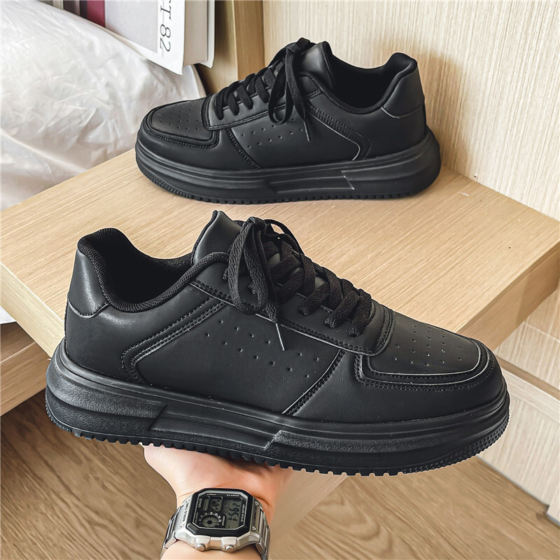 2025 New Chef Men's Shoes Summer Designer Kitchen Specific Anti Slip Waterproof Sports Casual Black Leather Board Shoes