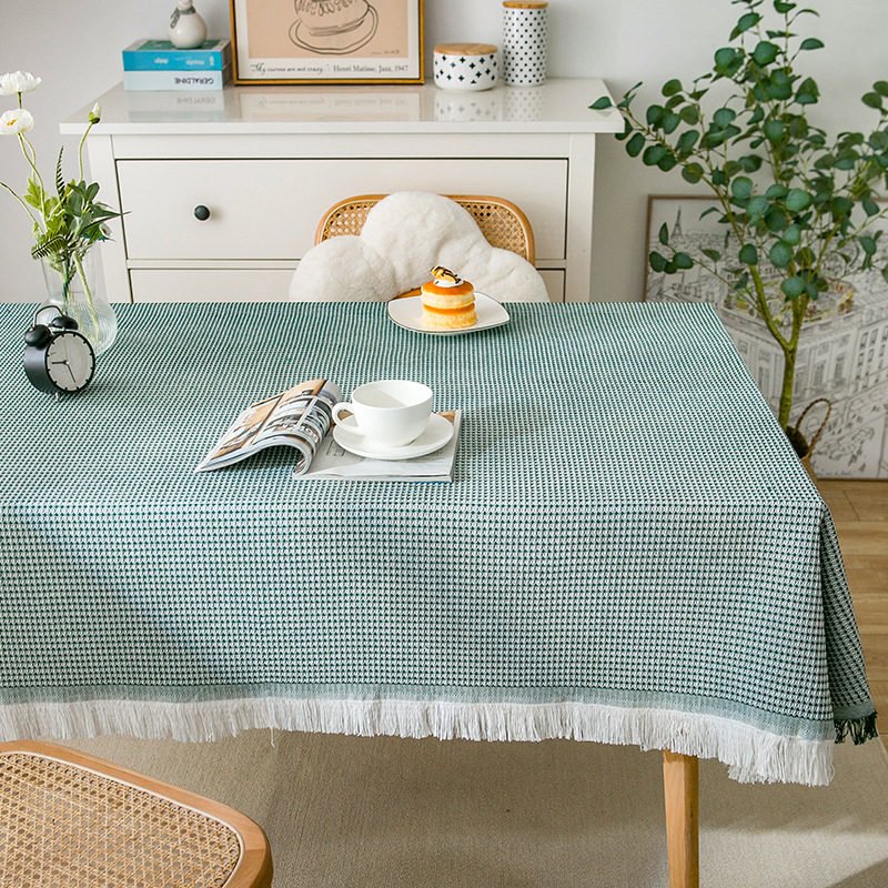 Simple Round Table, Advanced Sense Waterproof and Oil-proof Background, Photo Atmosphere, Tablecloth