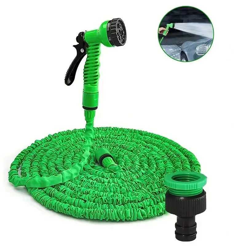 High-pressure expandable magic hose car wash pipe household garden water pipe multifunctional gardening cleaning T250214