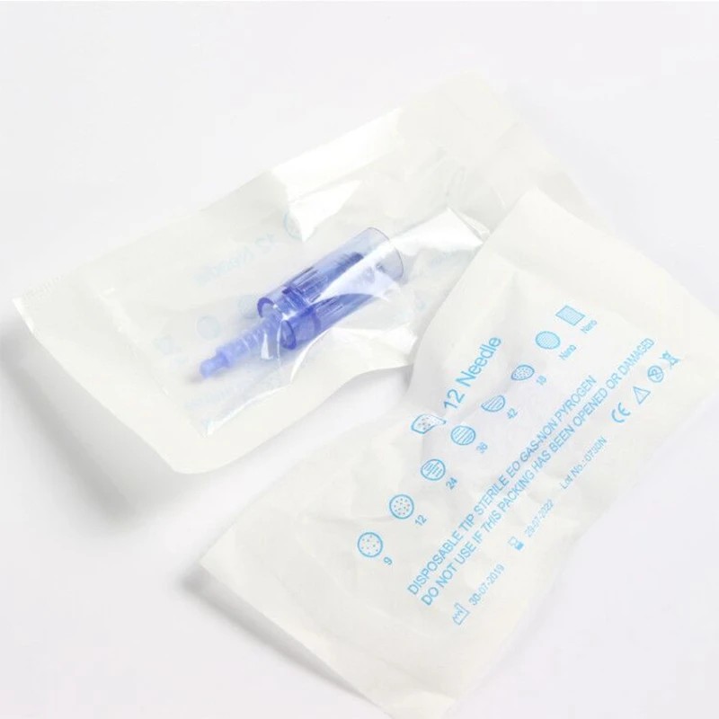 50pcs Dermapen A6 Microneedle Cartridge 12pin 36 pins 42pin Round Nano 3D 5D Replacement Needle Cartridge For Ultima Dr.pen A6 MTS Skin Care