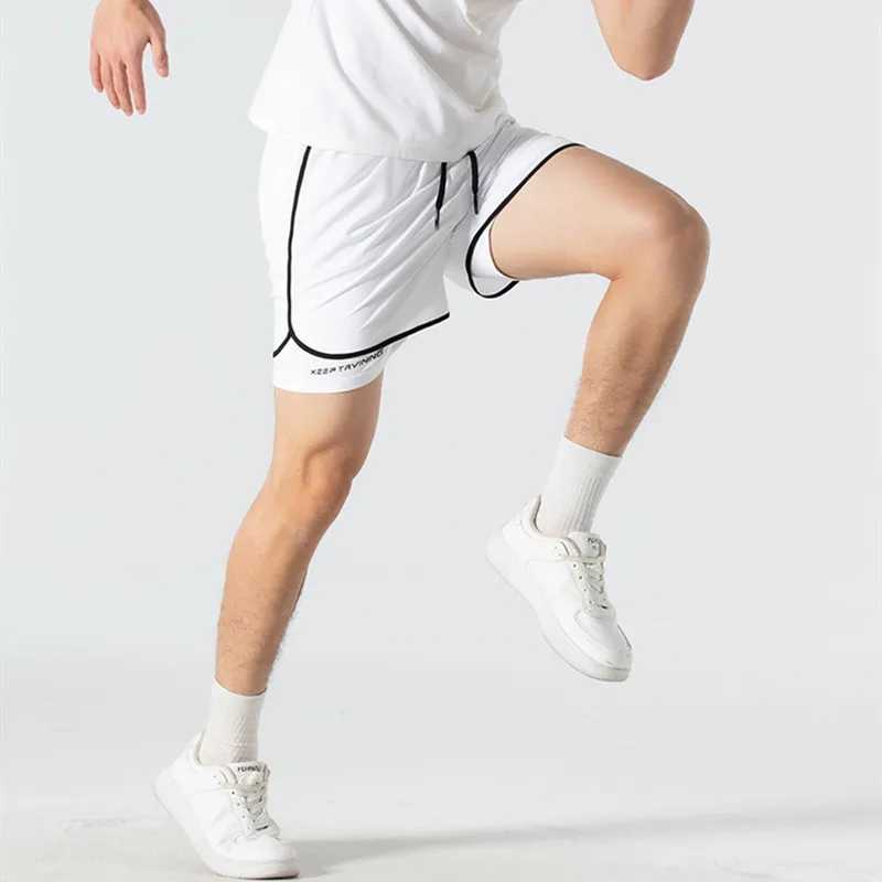 UETEEY Mens Shorts 2 in 1 Sports Fitness Gym Running Workout Shorts Hidden Pocket Quick Drying Cycling Jogging Men Short PantsXJ250213