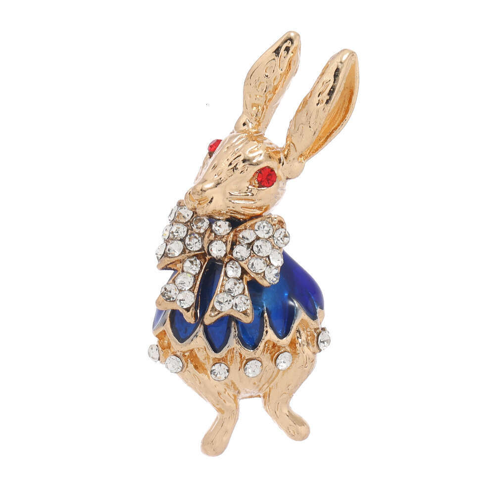 Cute Glazed Water Dia Rabbit Bracelet New Zodiac Shawl Anti Shining Pin Buckle Light Personalized Accessories