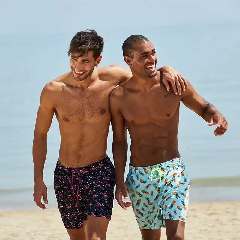 Mens Summer Sports Shorts Swimwear Shorts Swimming Trunks Beach Board Shorts Swimming Trunks Running Sports Surfing Shorts W250214