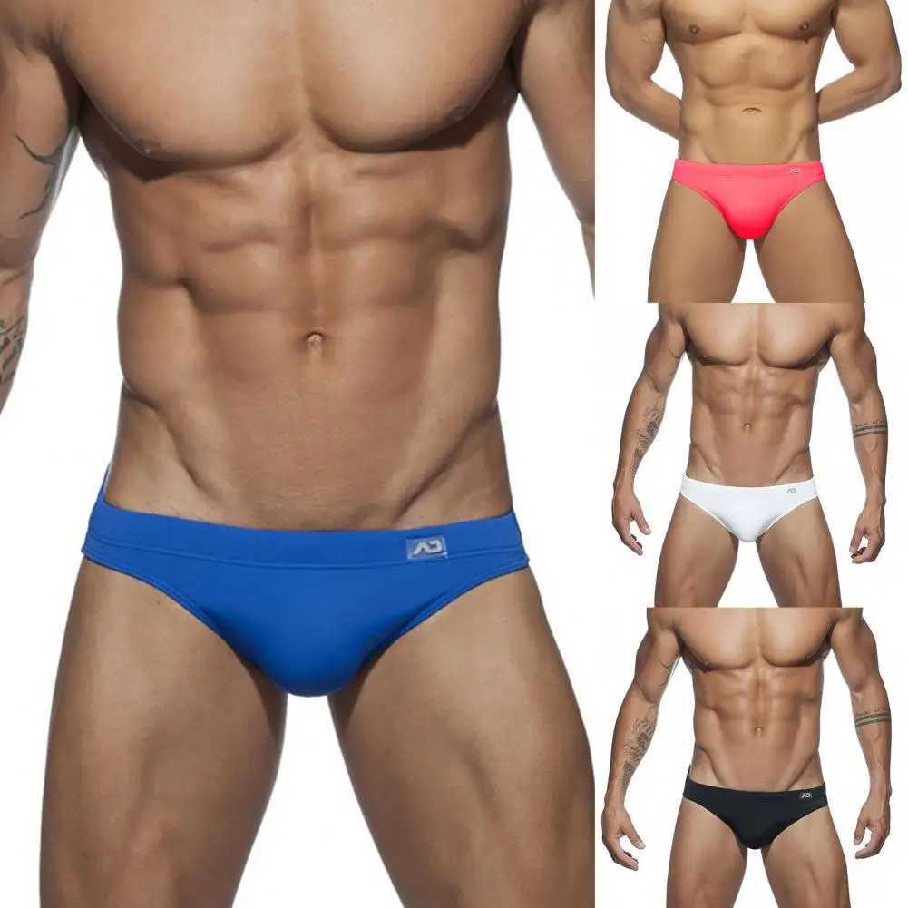 Breathable Trendy Low Waist Summer Men Swimwear Thong Men Swimwear Elastic for Water Sports W250214