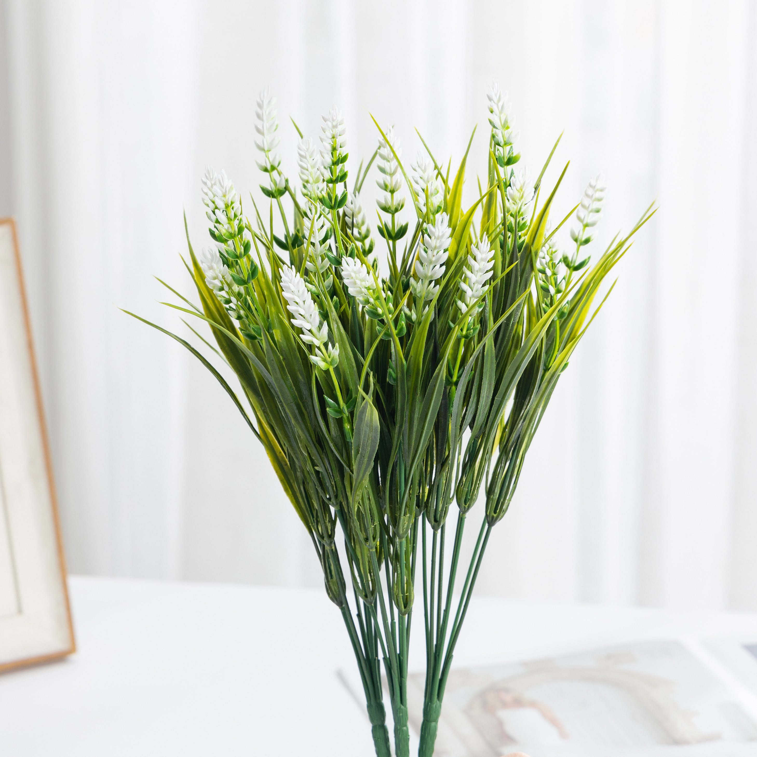 Durable Plastic Wheat Stalk Fake Greenery - Outdoor Showroom Floral Decorations