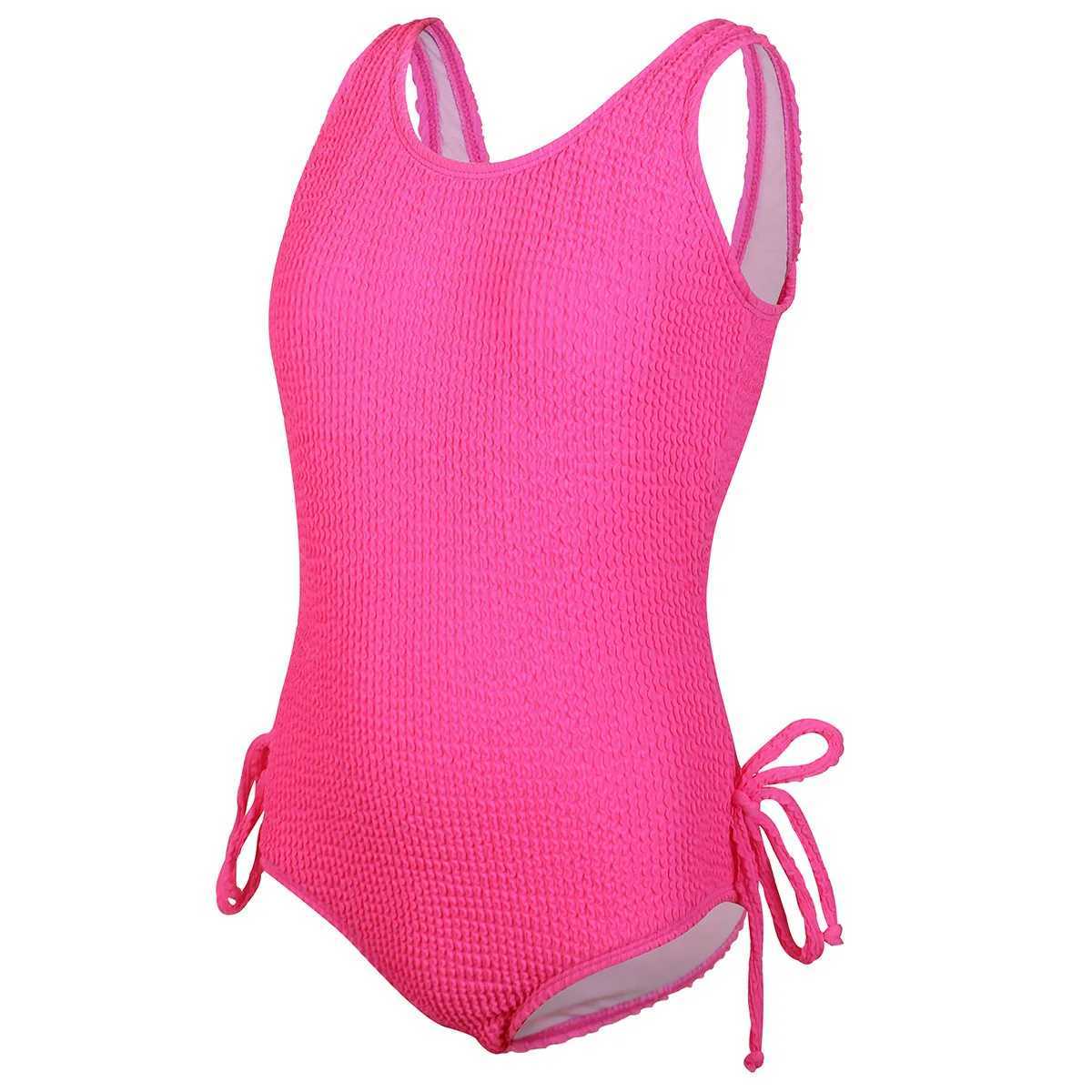 Neon Girls Teens One Piece Swimsuit 7-12 Years Summer Kids Swimwear Children Beachwear Sports Bathing Swimming Suits Monokini Z250214