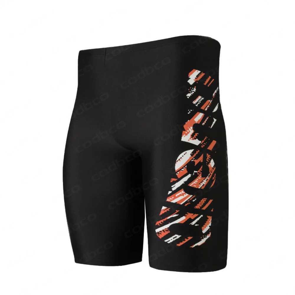 2025 Mens Swimming Jammer Endurance Exercise Training Swimsuit Beach Swimming Relay Swimsuit Jammer Summer Tight Surfing Diving Pants W250214