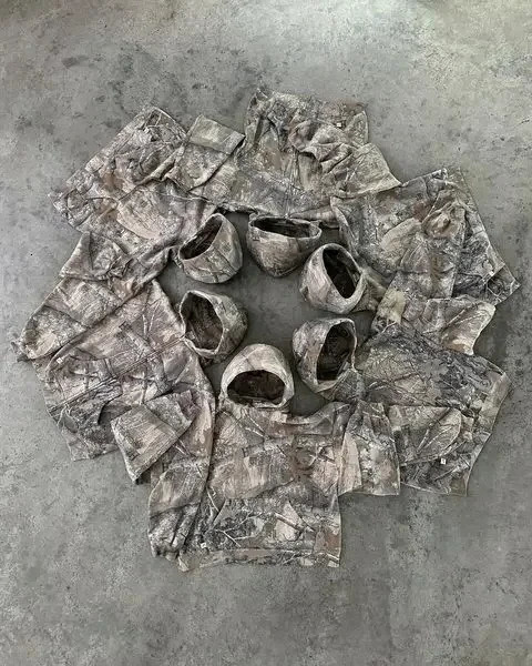 Streetwear Camo Hoodie Sweatpants Suit Y2K Mens Womens Clothes Two Piece Set Retro Hip Hop Retro Sweatshirt Casual Pants Suit 250120