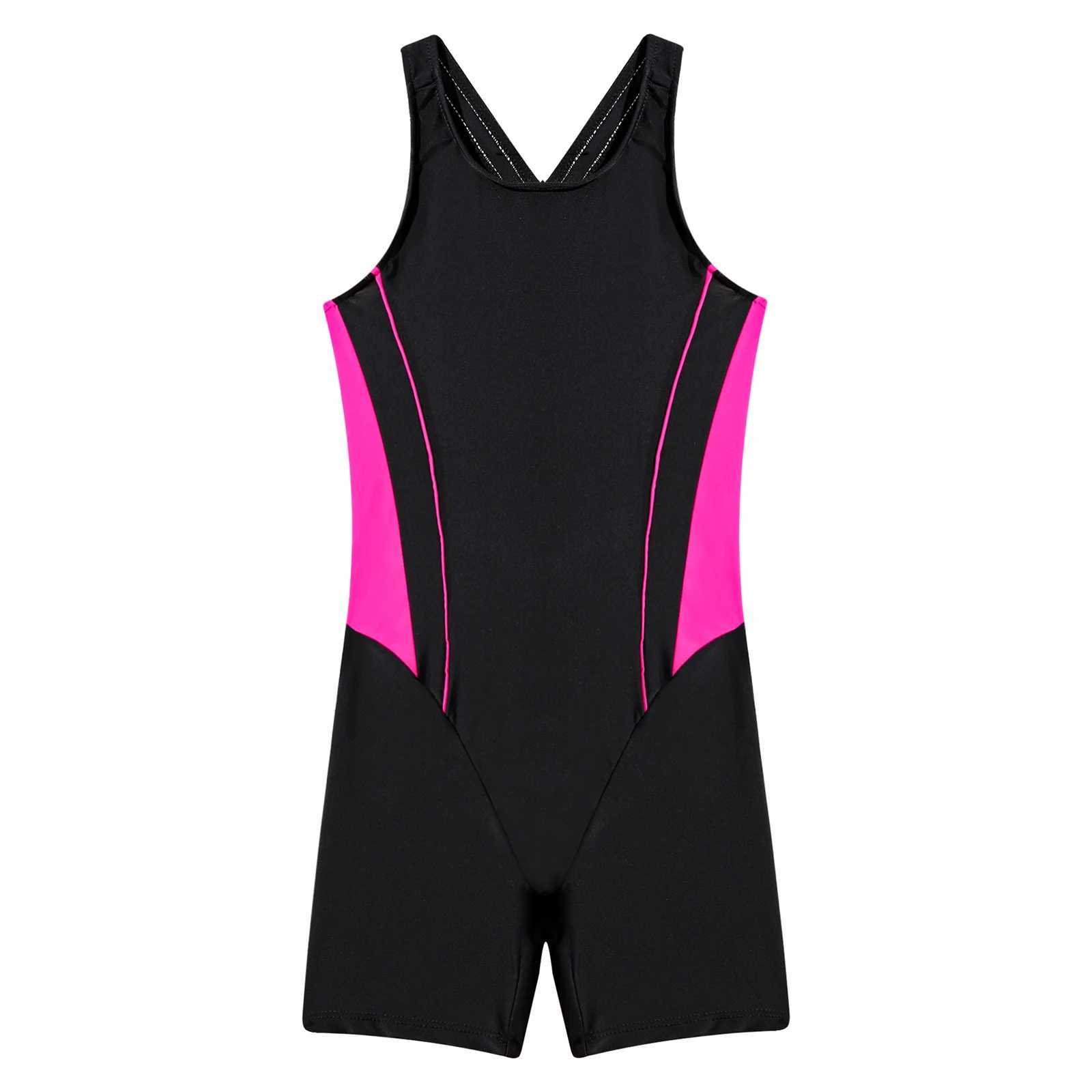 Open Back Print Baby Girl Swimsuit UV UPF50+ One Piece Kids Girls Swimwear for 6-16 Years Children Swimming Suit Beachwear Z250214