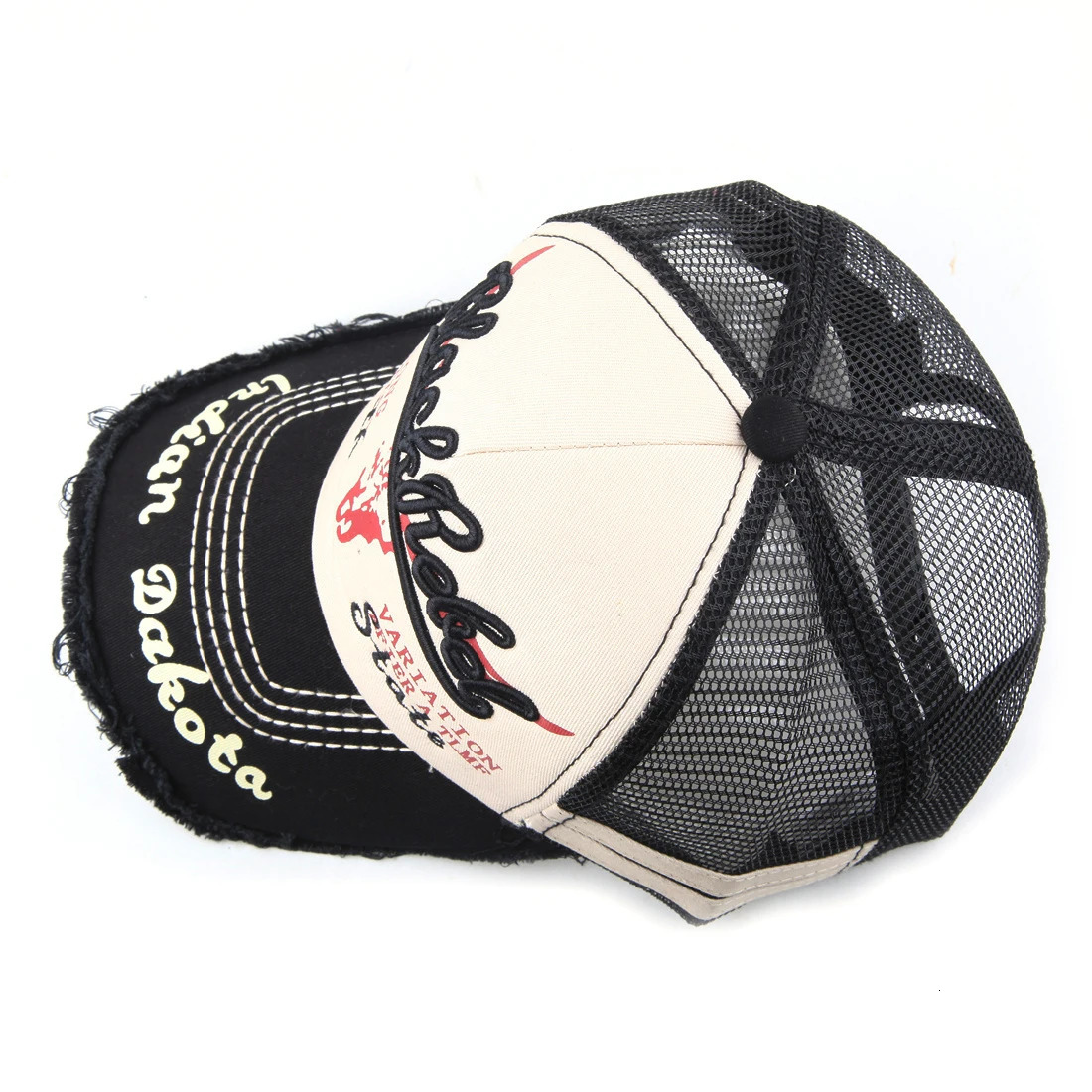 Xthree summer baseball cap mesh womens snap cap mens bone skeleton hip-hop casual Gorra adjustable cotton cap 250213