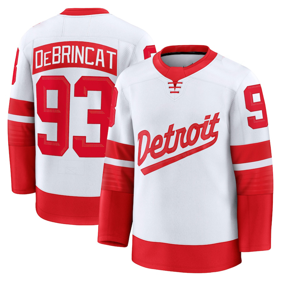 Personalized Custom Hockey Jersey Raymond 2025 Stadium Series Kane Veleno DeBrincat Seider Talbot Kasper Embroidered Letter Number Design Polyester